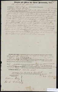 Deed of property in Harwich sold to Eldredge Small, Aaron Small, and Eli Small, Jr. of Brewster by Eli Small of Harwich