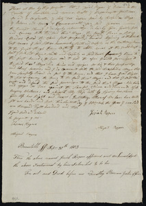 Deed of property in Orleans sold to Theophilus Mayo of Orleans by Josiah Rogers and Abigail Rogers of Orleans