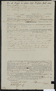 Deed of property in Orleans sold to Thomas Robbins of Orleans by Solomon Rogers of Yarmouth