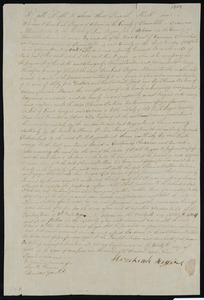 Deed of property in Orleans sold to Thomas Robbins of Orleans by Hezekiah Rogers of Orleans