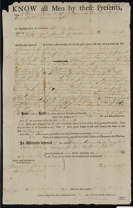 Deed of property in Orleans sold to Nehemiah Smith of Eastham by Henry Knowles of unknown
