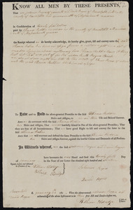 Deed of property in Orleans sold to Thomas Robbins of Orleans by Solomon Rogers and David Rogers of Yarmouth; Barnstable