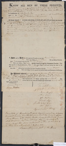 Deed of property in Orleans sold to Thomas Higgins of Orleans by Smith Hopkins, Hopkins, Giles; Cousins, Thankful; Crabtree, George; Crabtree, Rebecca; Haynes, Mary; Douglas, Susan; Mayo, Priscilla; Doane, Jonathan; Doane, Sally; Hopkins, Seth