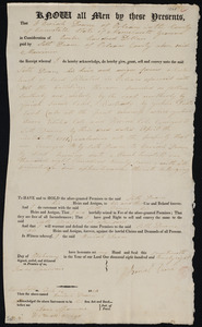 Deed of property in Orleans sold to Seth Doane of Orleans by Beriah Doane of Orleans