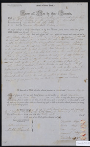 Deed of property in Orleans sold to Freeman Mayo of Orleans by Theophilus Mayo, Samuel Mayo, Susan Mayo, Eunice Mayo, and Delilah Mayo of Orleans