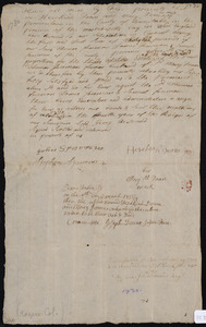 Deed of property in Provincetown sold to Thomas Freeman, James Freeman, and Samuel Freeman of Provincetown by Hezekiah Doan (also Doane) and Mary Doan of Provincetown