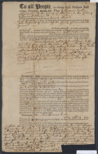 Deed of property in Sandwich sold to John Parsivell by Thomas Muller of Sandwich