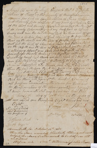 Deed of property in Truro sold to Shebna Rich of Truro by Elizabeth Atkins of Truro