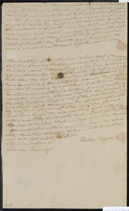 Deed of property in Barnstable sold to Eliakim Higgins of Harwich by John Sparrow of Orleans