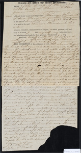 Deed of property in Harwich sold to Jolie Small of Harwich by Thomas Kendrick of Harwich
