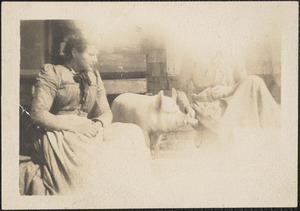 Women and Pig