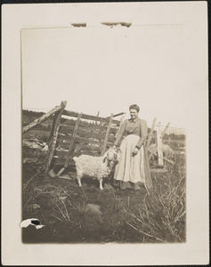 Annie Middlebrook and a Very Special Sheep