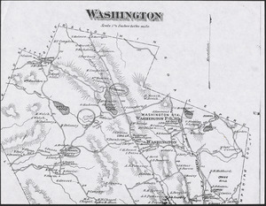 Washington 1876 Map, section