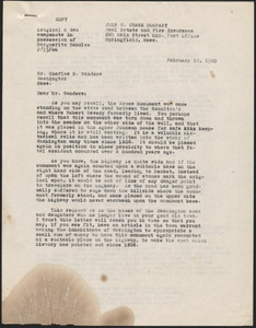 Eames Monument Correspondence
