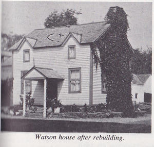 Watson House after re-building