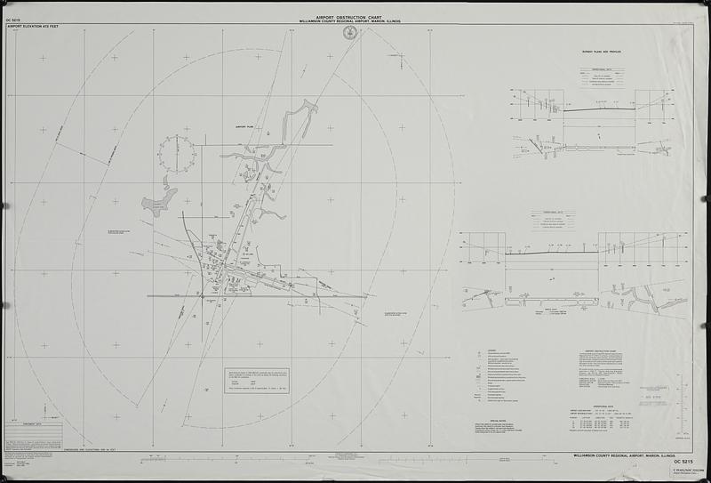 Airport obstruction chart, OC 5215, Williamson County Regional Airport, Marion, Illinois