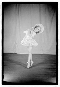 Girl ballet dancer in costume