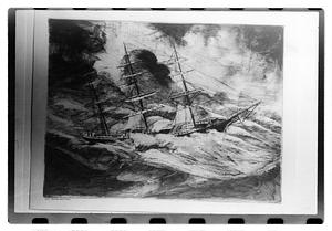 Print titled "Ship, Brown Brothers"