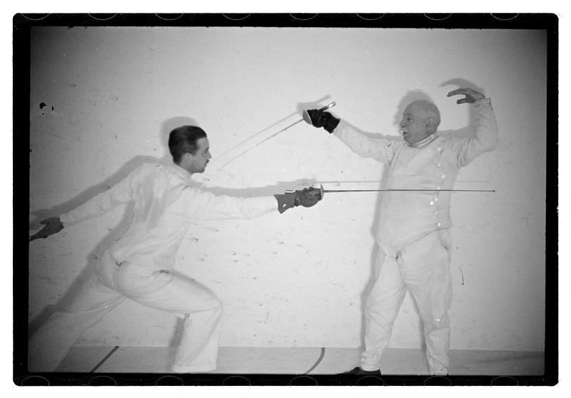 Danguy fencing master, also Gordon Muir, also Chamberlain