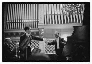 Sanroma Jesus at Boston Pops performance close ups from under the piano