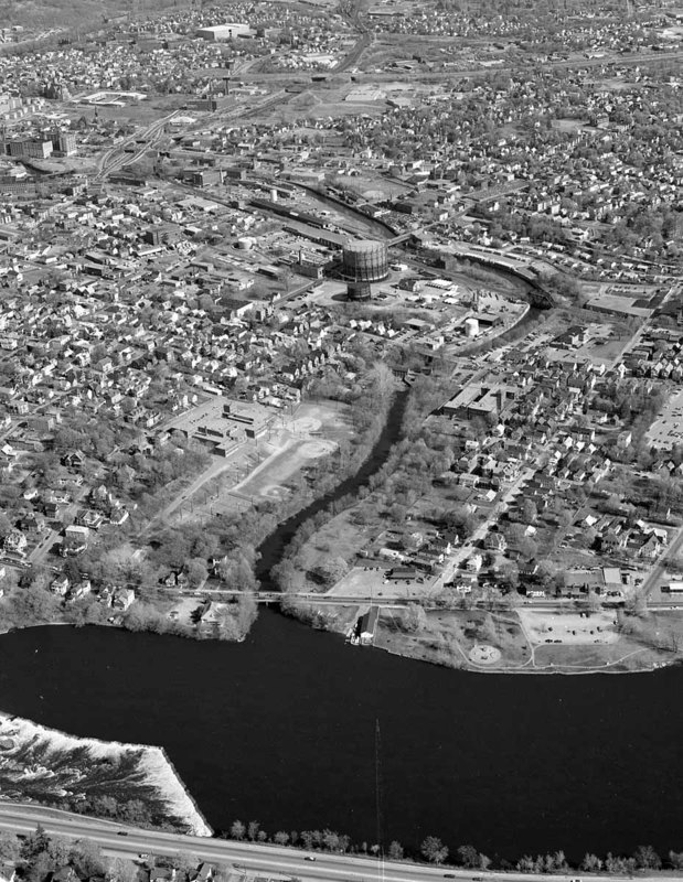 Looking south from Pawtucket Falls and Pawtucket Canal Digital
