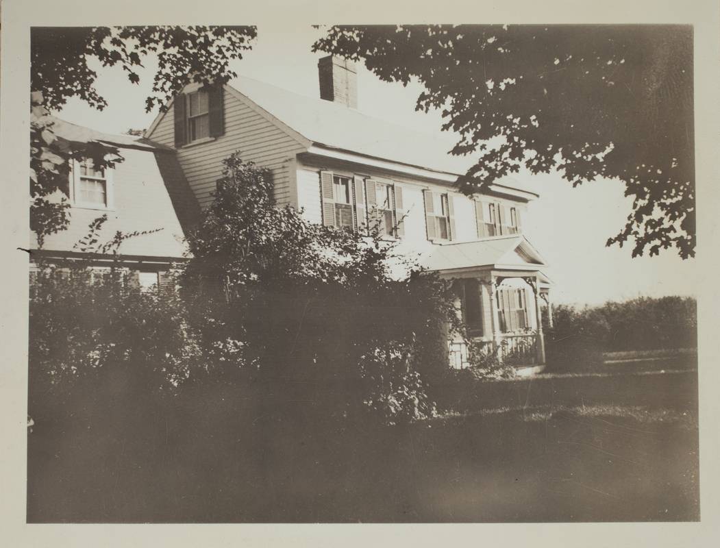Second view of Ephraim Hartwell House, Minute Man National Historical Park, c. 1935.