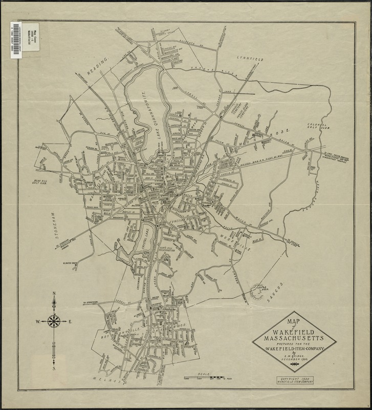 Wakefield Massachusetts Norman B Leventhal Map Education Center   Image Access 800 