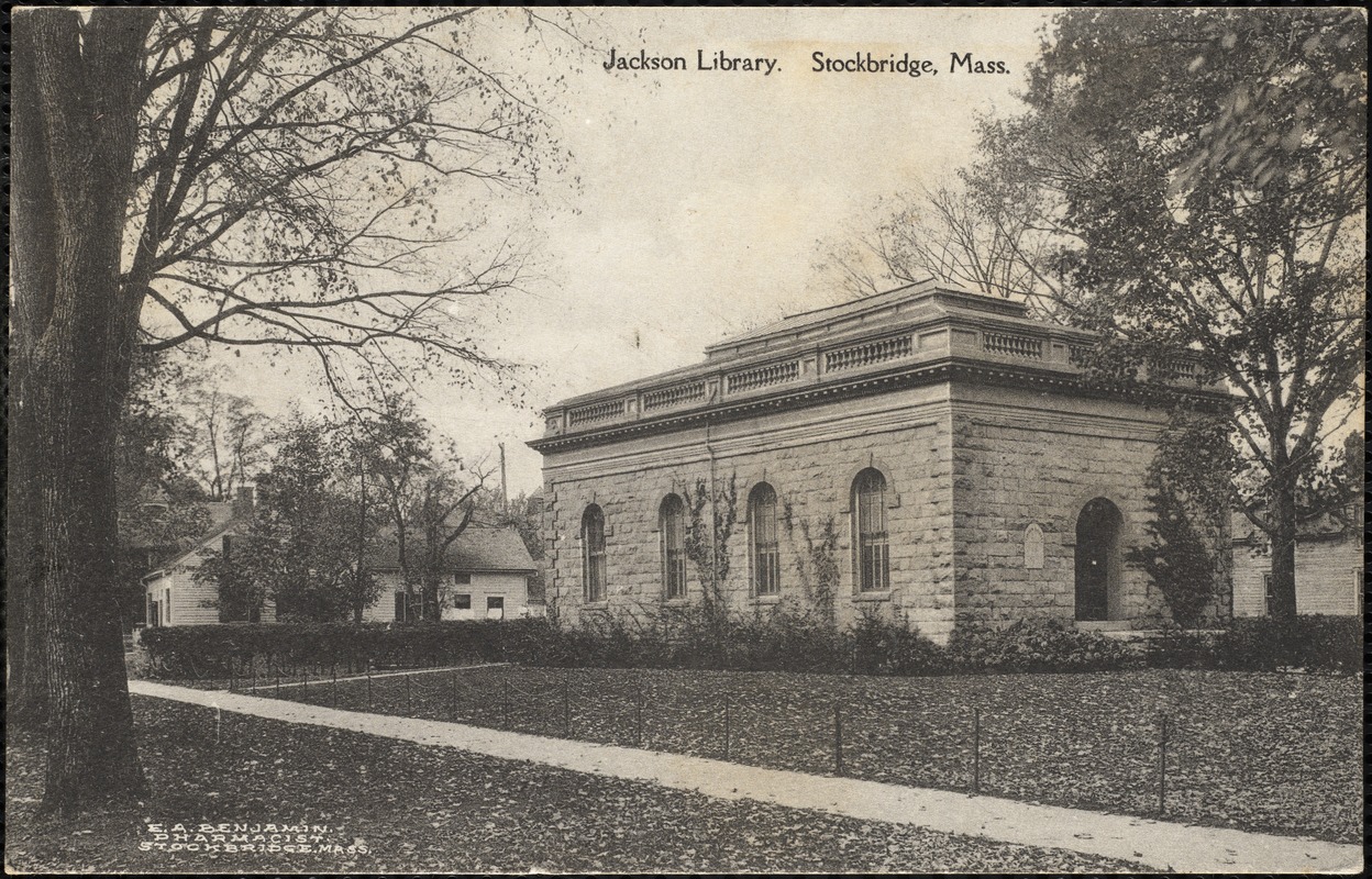 Jackson Library. Stockbridge, Mass.