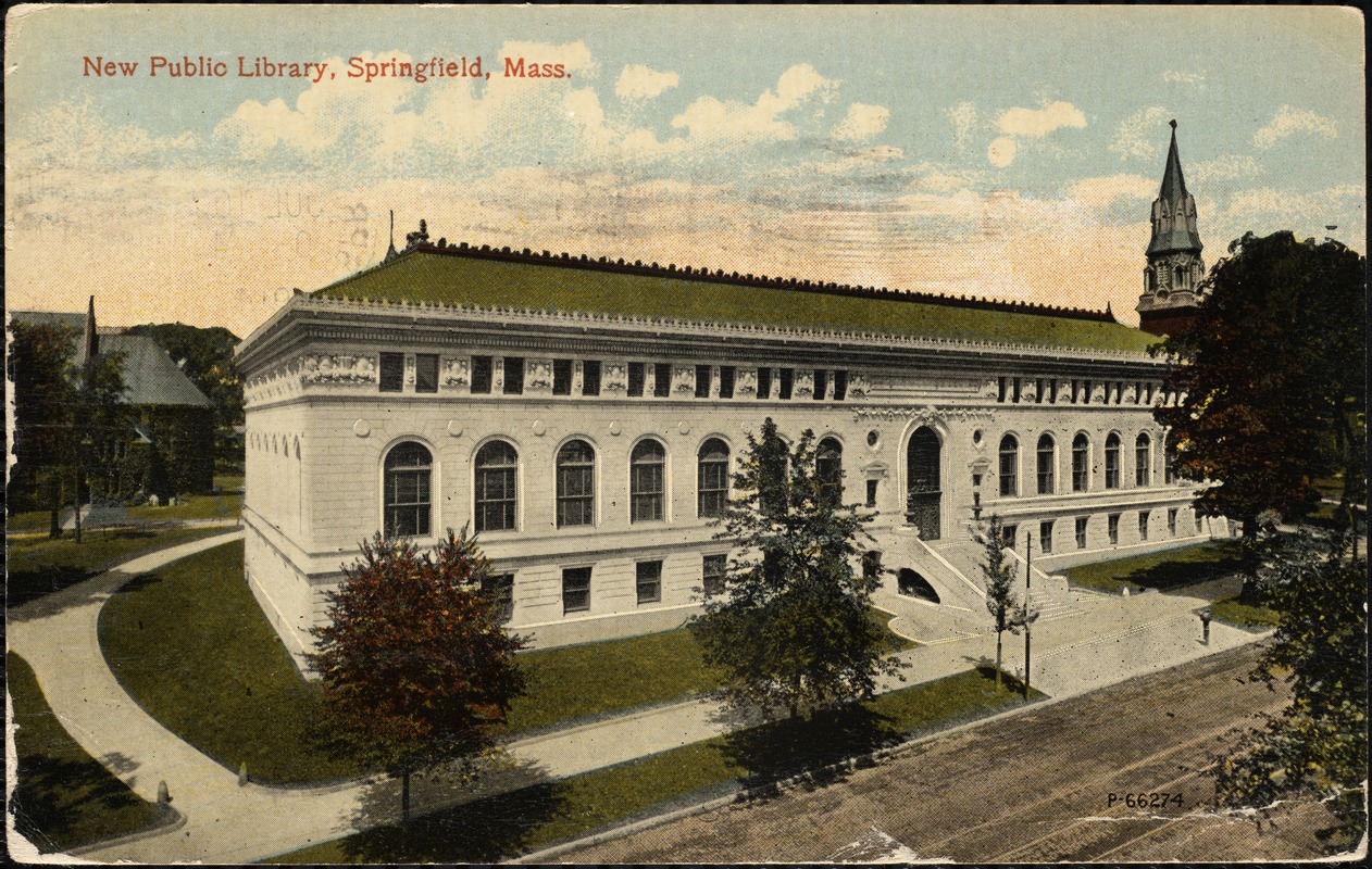 New public library, Springfield, Mass.