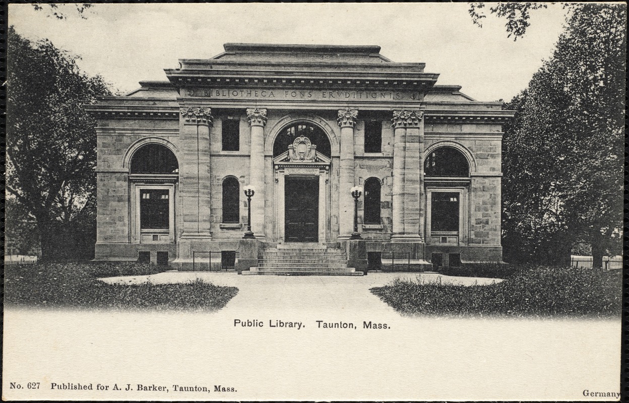Public library. Taunton, Mass.