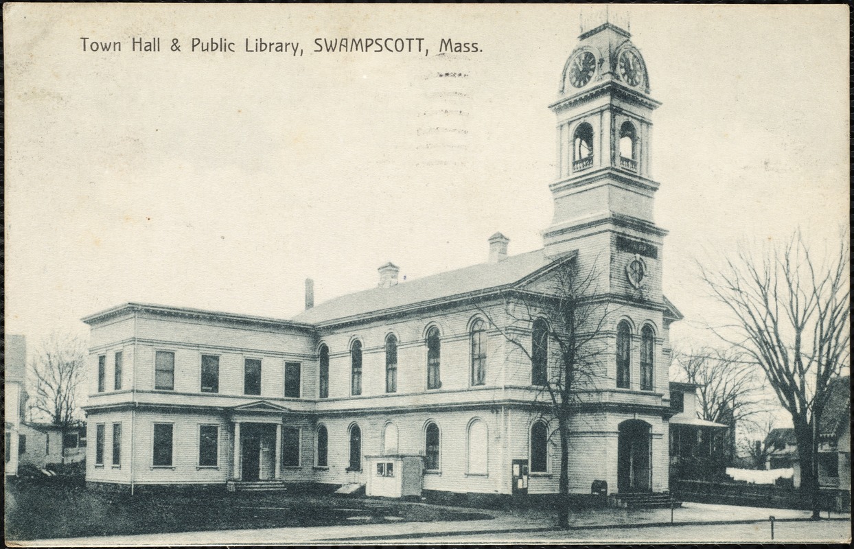 Town hall & public library, Swampscott, Mass.
