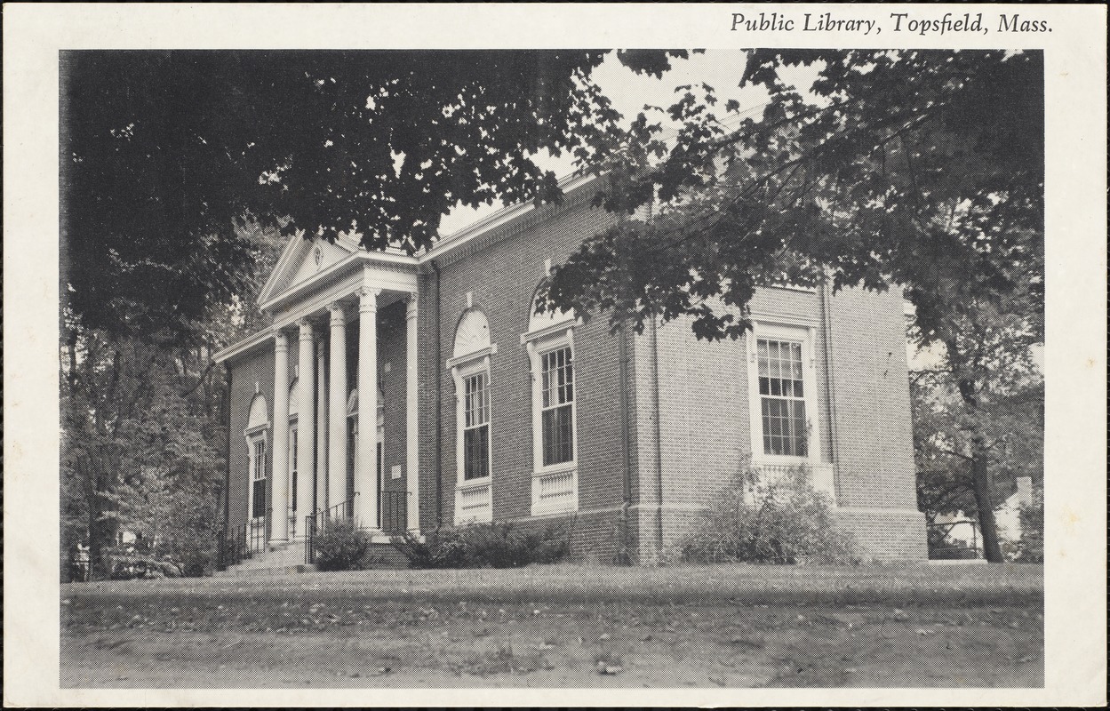 Public library, Topsfield, Mass.