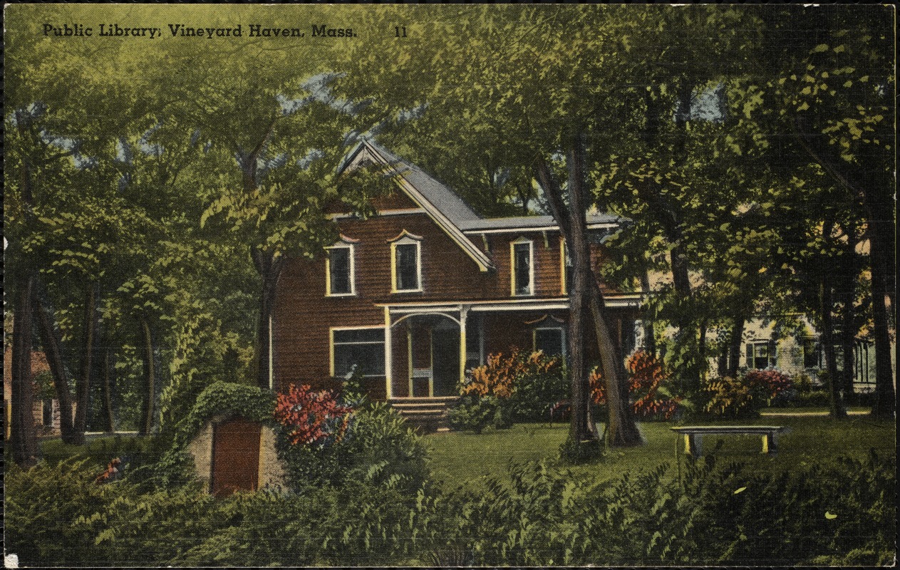 Public library, Vineyard Haven, Mass. Digital Commonwealth