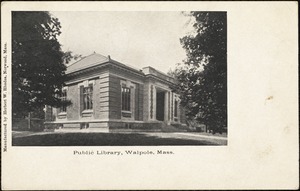 Public library, Walpole, Mass.