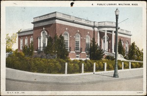 Public library, Waltham, Mass.