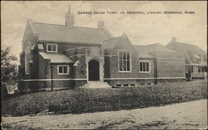 George Oakes Tobey, Jr. Memorial Library, Wareham, Mass.