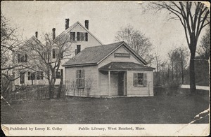 Public library, West Boxford, Mass.