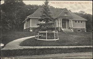 Free public library, West Falmouth, Mass.