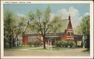 Public library, Weston, Mass.