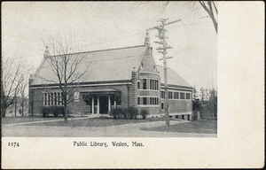 Public library, Weston, Mass.