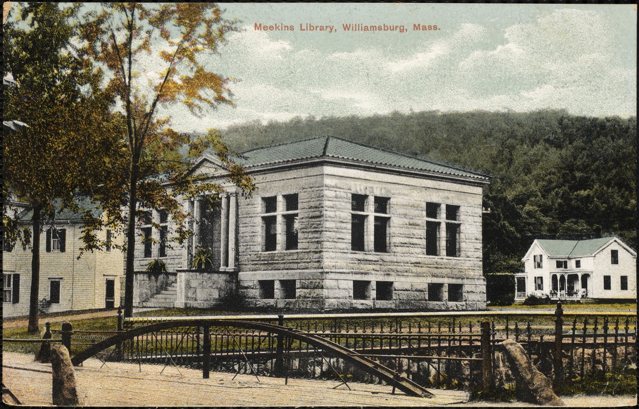 Meekins Library, Williamsburg, Mass. Digital Commonwealth