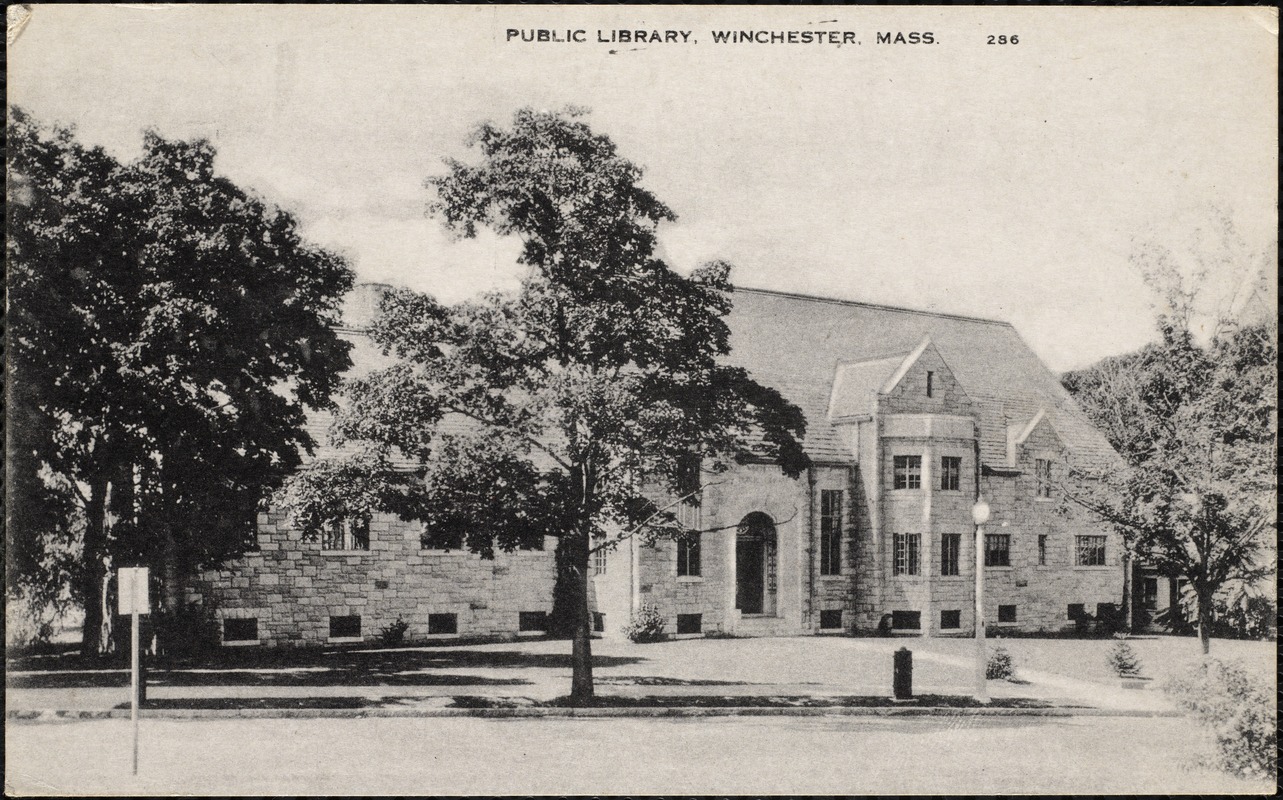 Public library, Winchester, Mass.