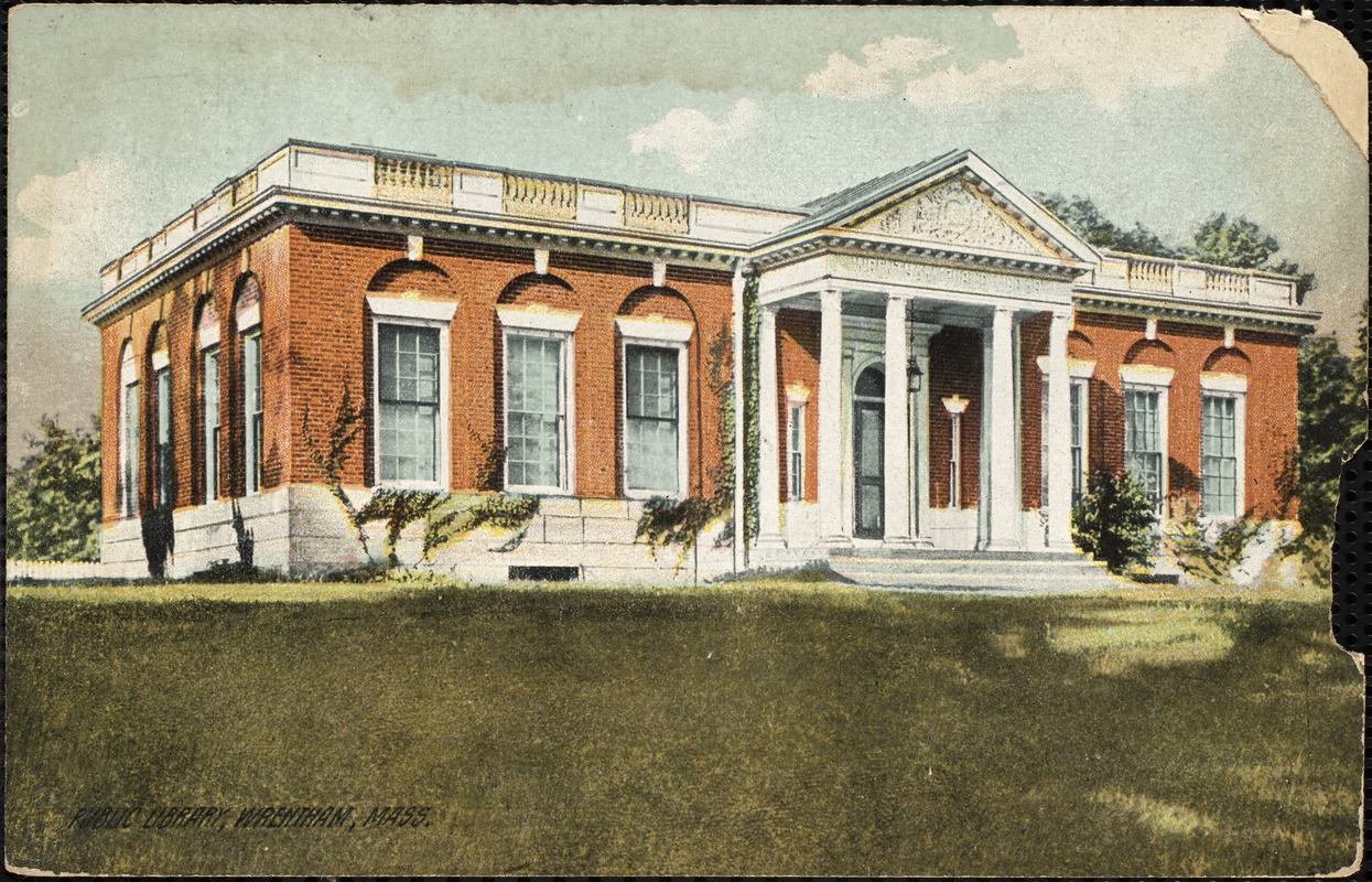 Public library, Wrentham, Mass.