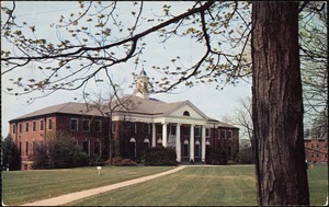 Goodell Library, University of Mass. Erected in 1935, main library of the University