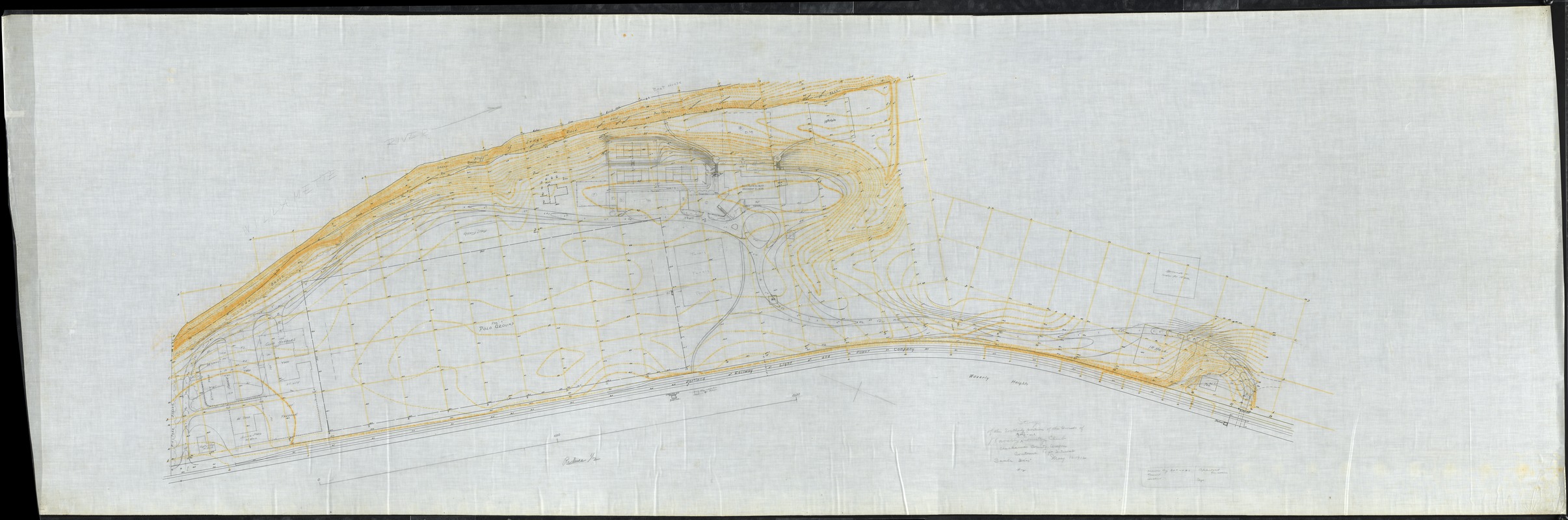 Study/ for the Southerly Portion of the Grounds of/ Waverly Golf and Country Club/ Clackamas County, OR. [r]/; Scale 30'= 1" [pi]
