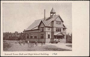 Norwell town hall and high school building