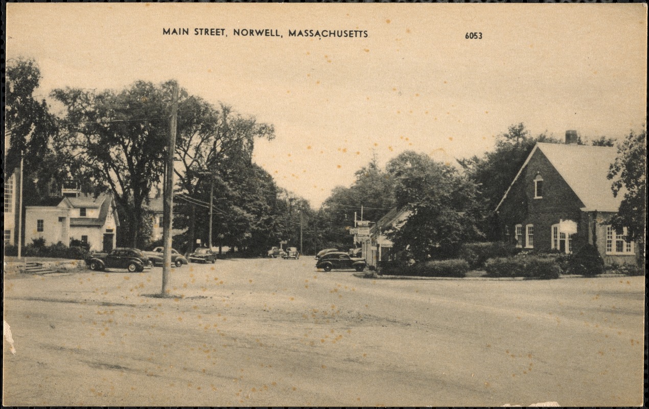Main Street, Norwell, Massachusetts Digital Commonwealth