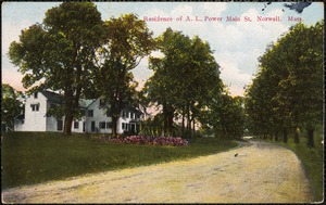 Residence of A.L. Power Main St. Norwell, Mass.