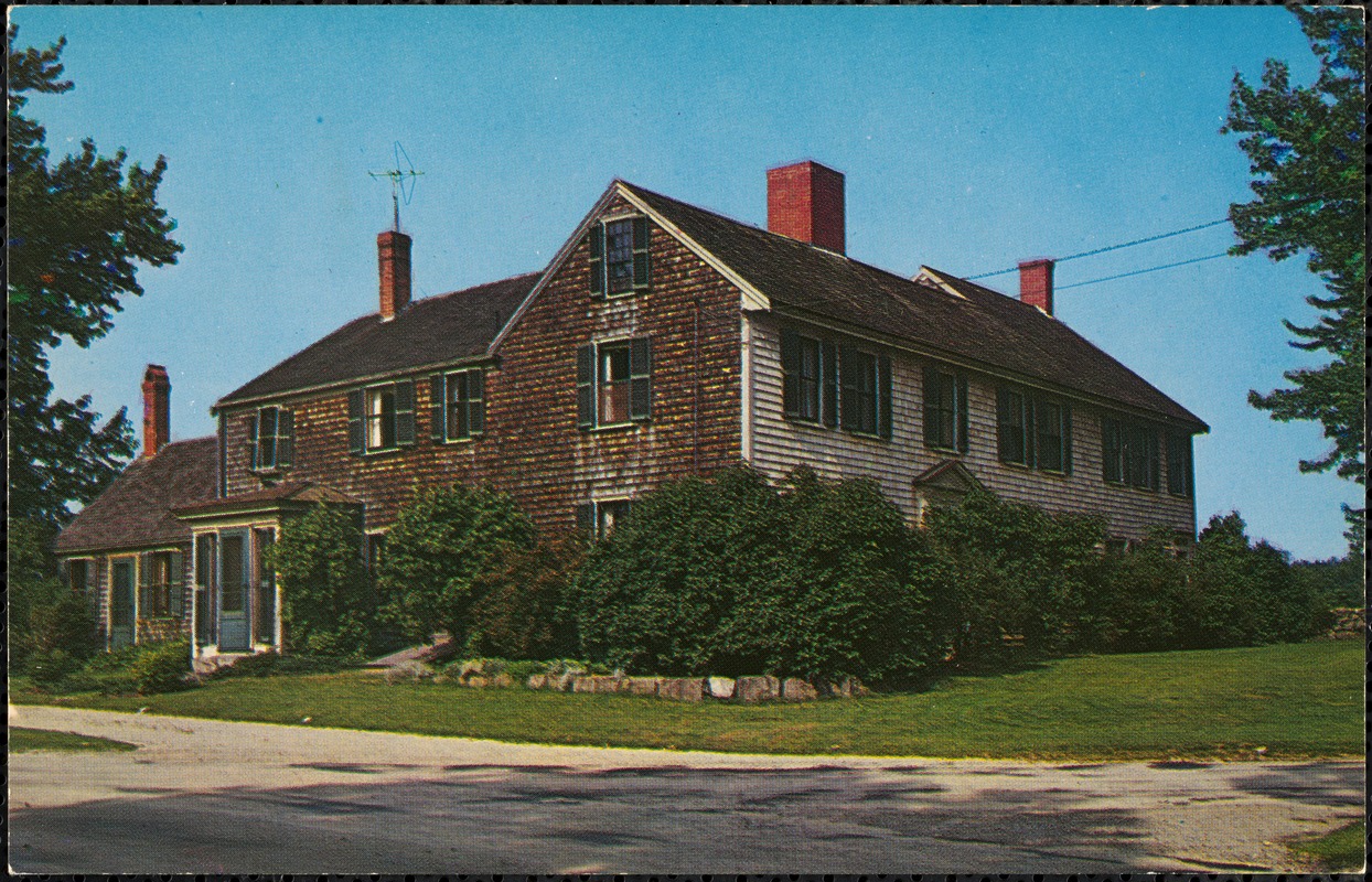 Jacobs Farmhouse on the shores of Jacobs Pond, Norwell, Mass.