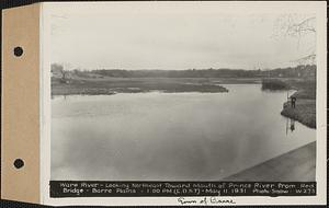 Ware River, looking northeast toward mouth of Prince River from Red Bridge, Barre Plains, Ware River, Barre, Mass., 1:00 PM (E.D.S.T.), May 11, 1931